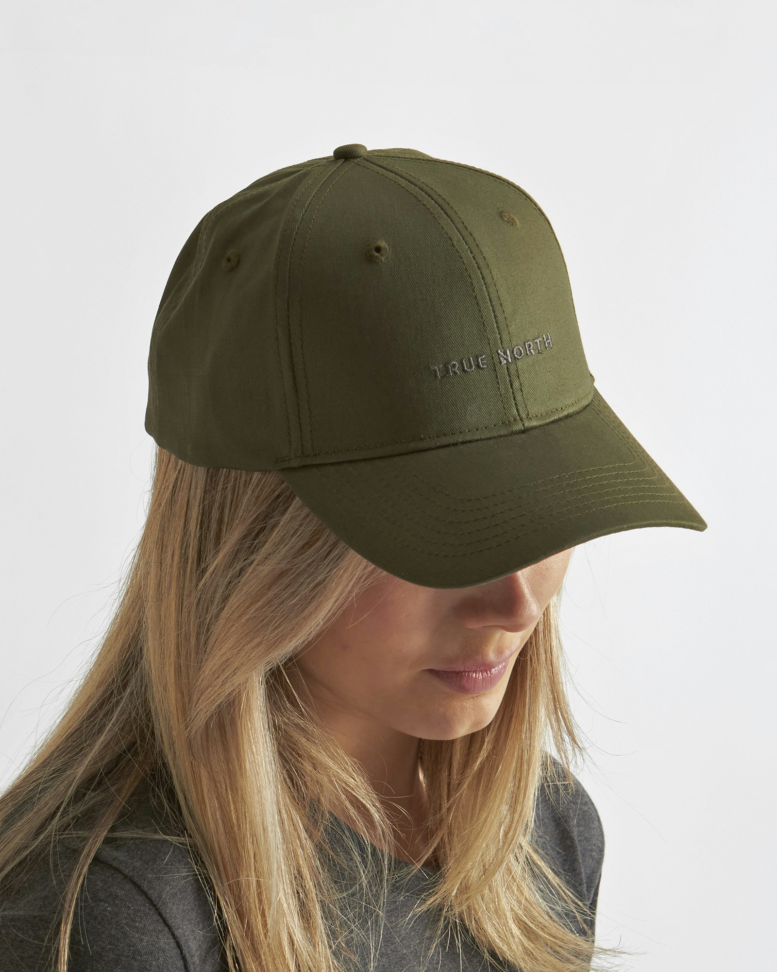 Keps i Bomullstwill, True North – Mörkgrön (Unisex)