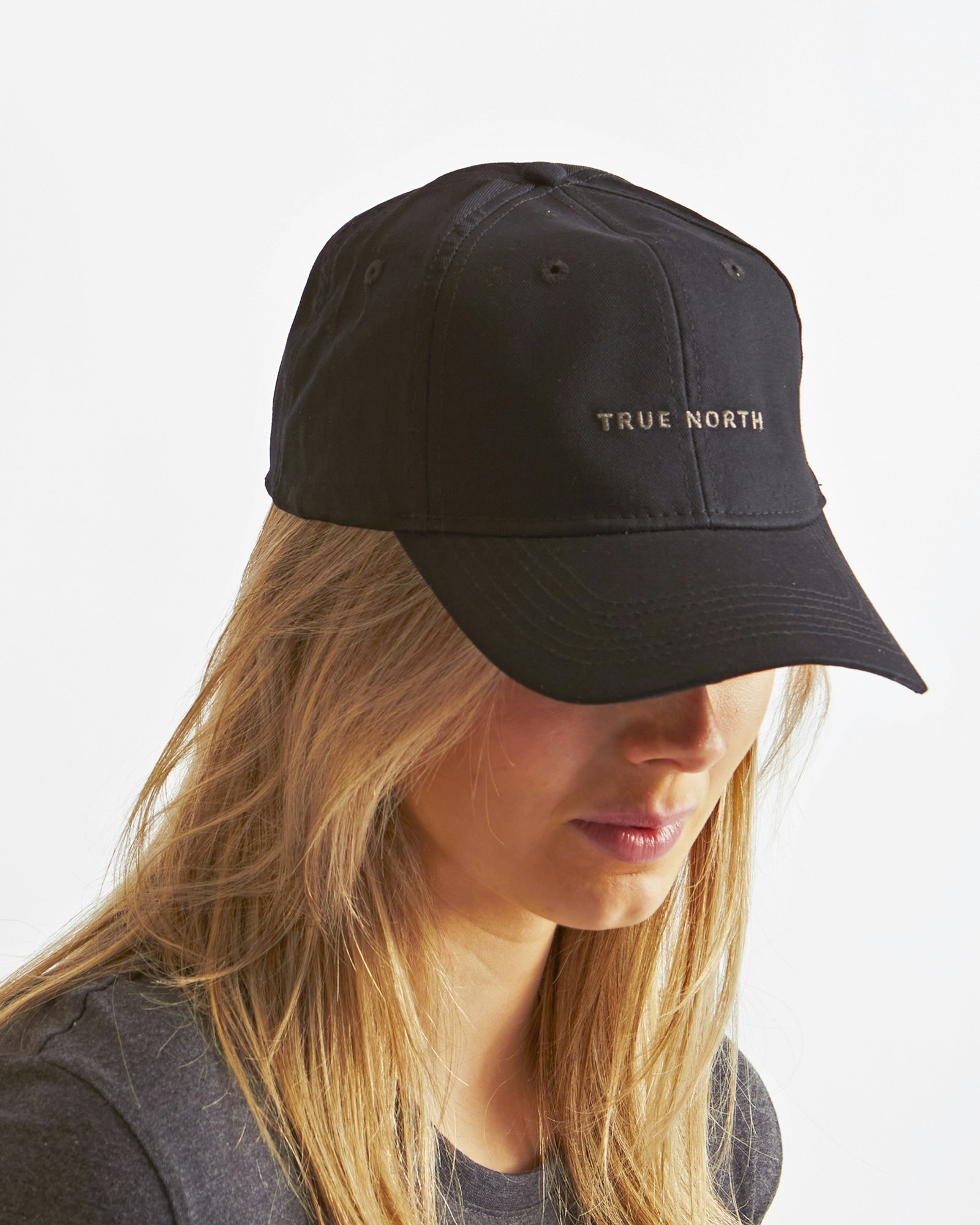 Keps i Bomullstwill, True North – Svart (Unisex)