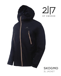 Outdoor Jacket 3Layer by 2117, Herr - Black