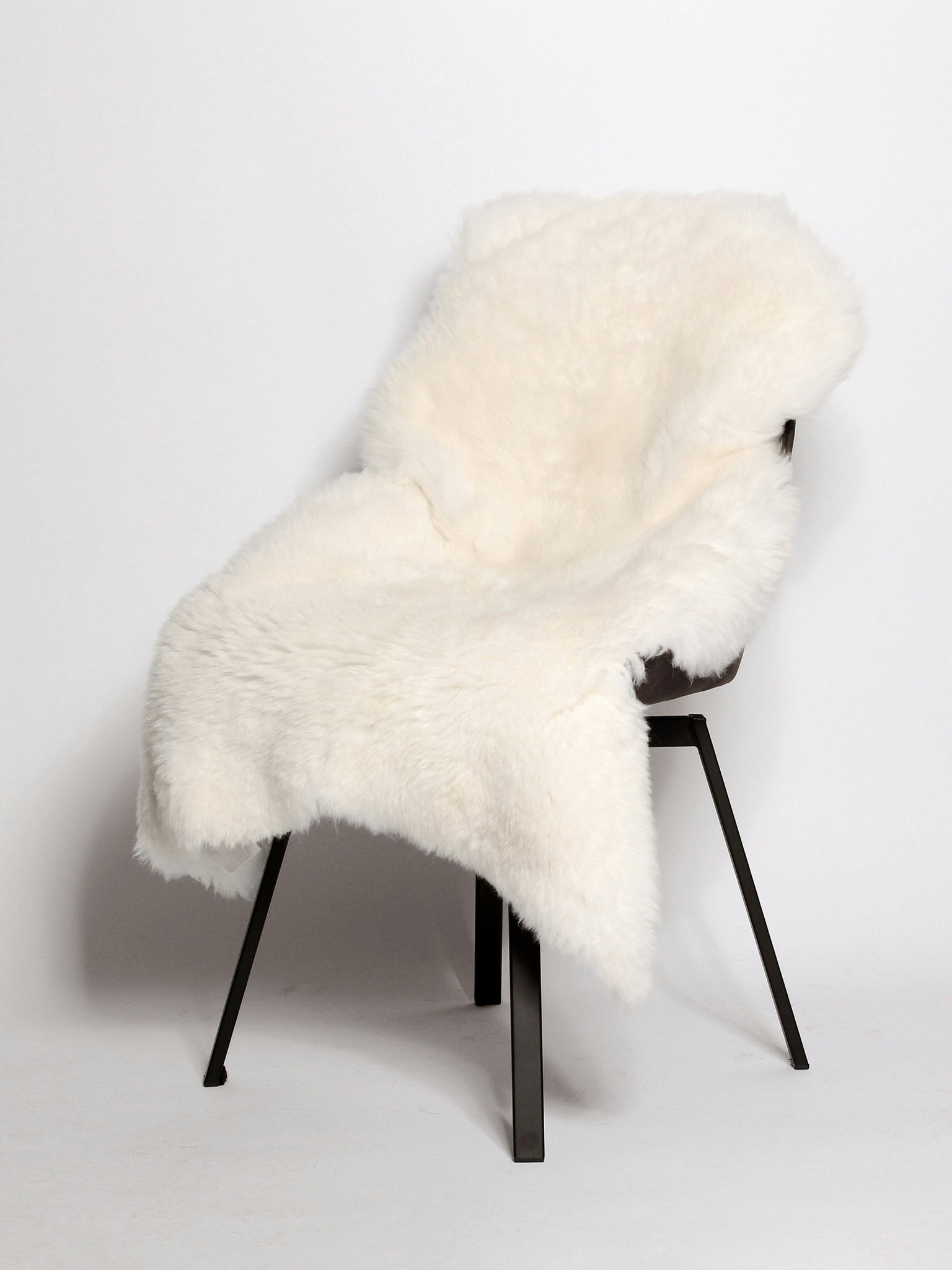 Fårfäll Shorthair Polar White 1001, Storlek 100x120cm
