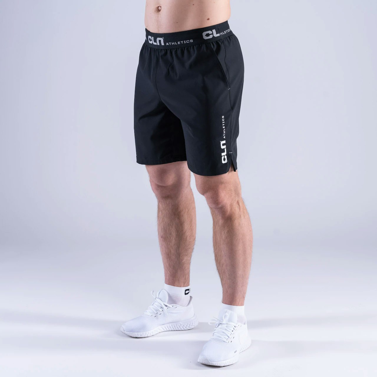 Shorts 4-vägs Stretch Loose-Fit Herr, Black