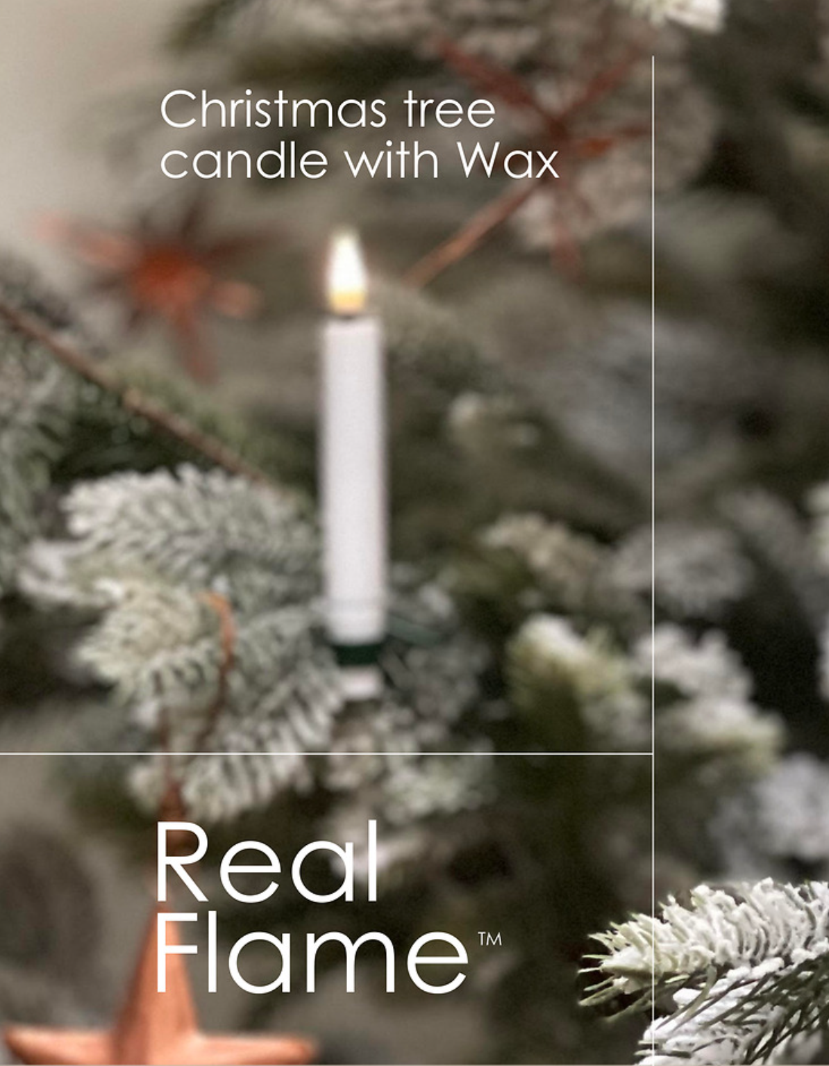 LED-Candles Juleljus White, 1fpk à 6st