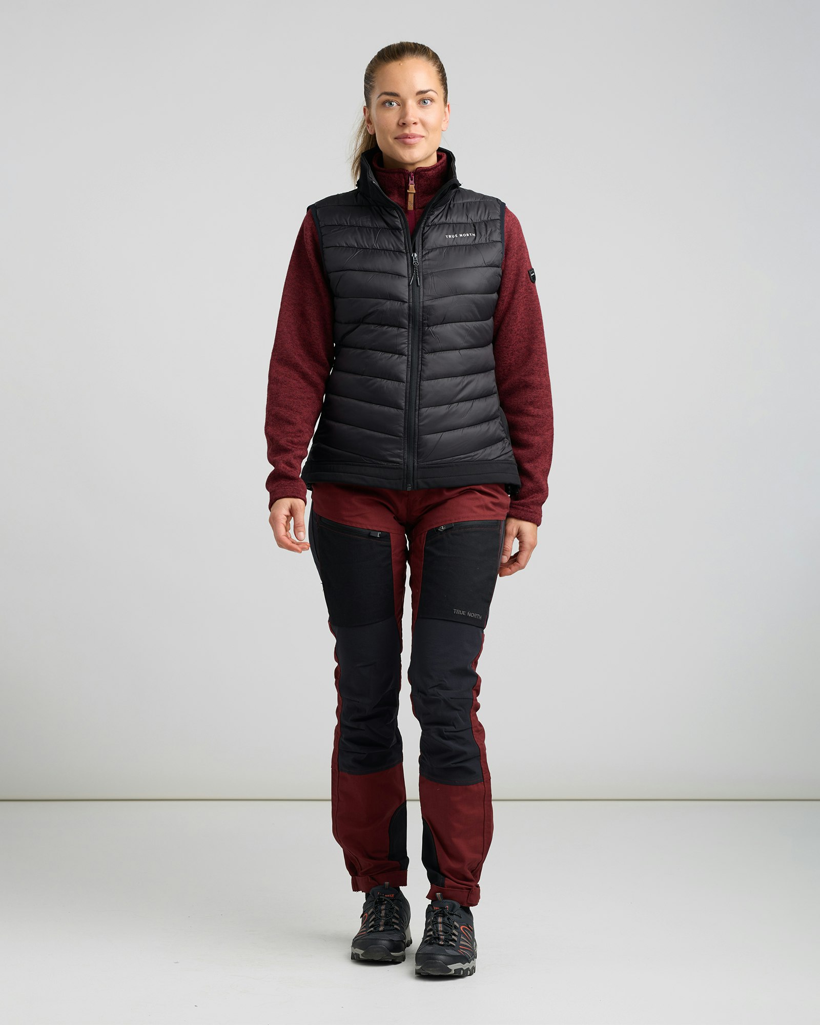 Vest Dam Hybrid Softshell, Black