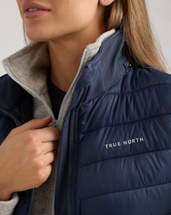 Vest Dam Hybrid Softshell, Ink-Blue