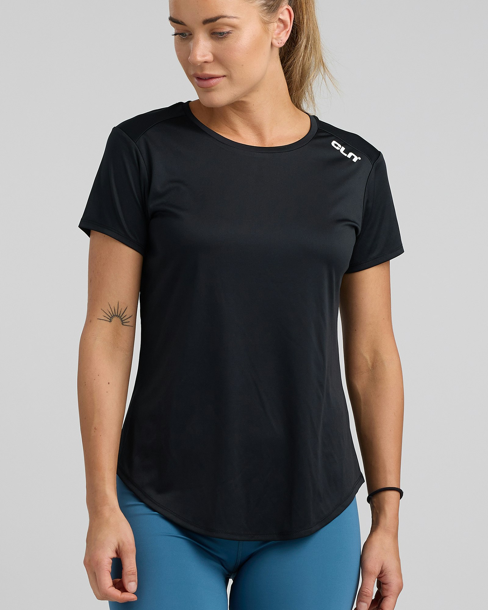 T-Shirt Perform Dam, Black