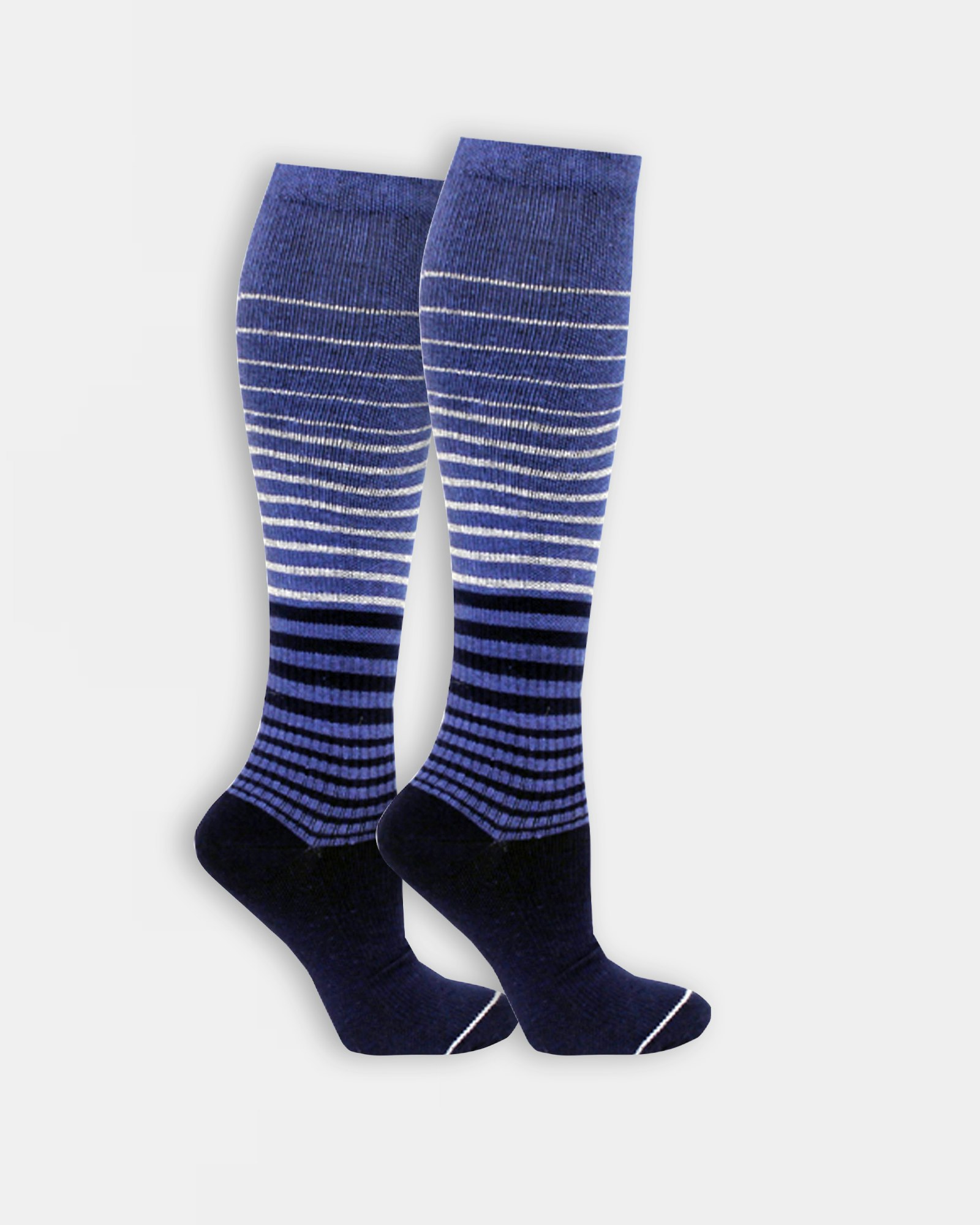 Stripes of Denim Stödstrumpa 11-14 mmHg Bomull