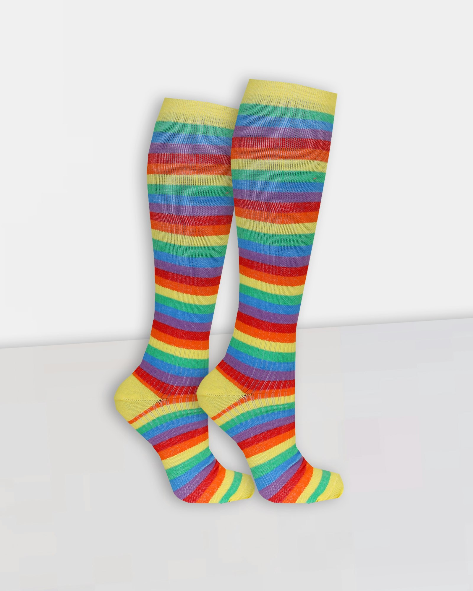 Pride-Rainbow Multi Stödstrumpa 11-14 mmHg Bomull