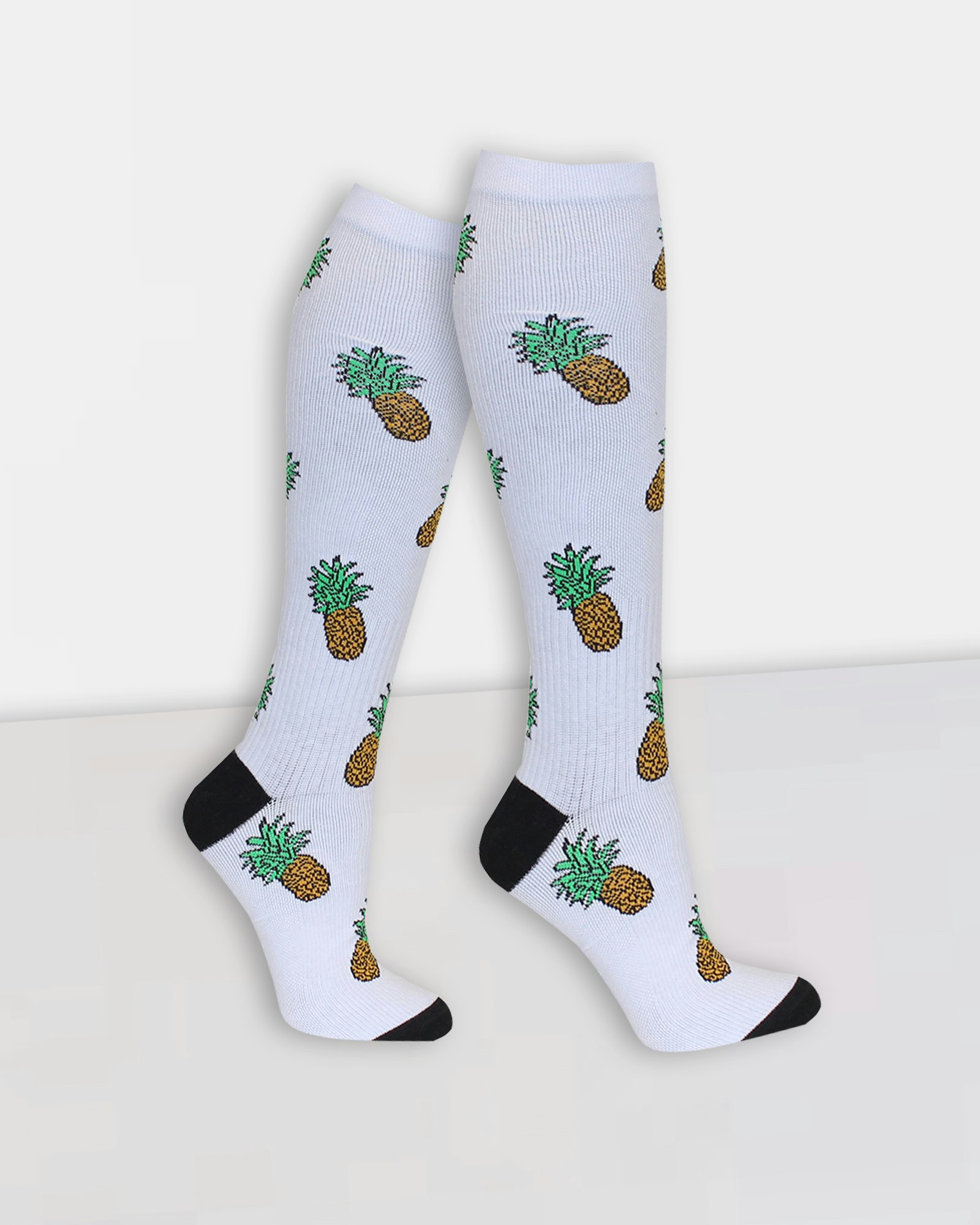 Ananas Vit Stödstrumpa 11-14 mmHg Bomull