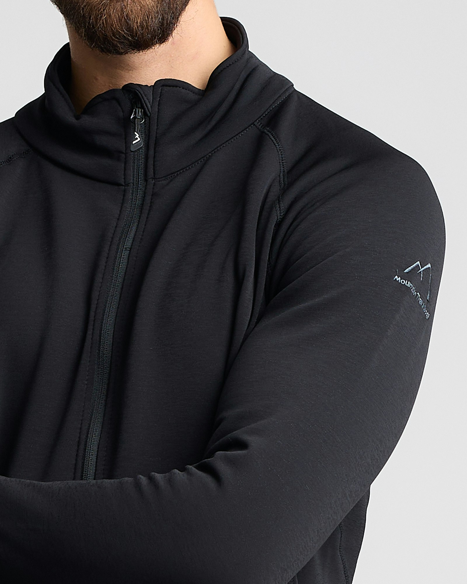Mountain Trekking Thermal Power Stretch Jacka – Herr, Svart