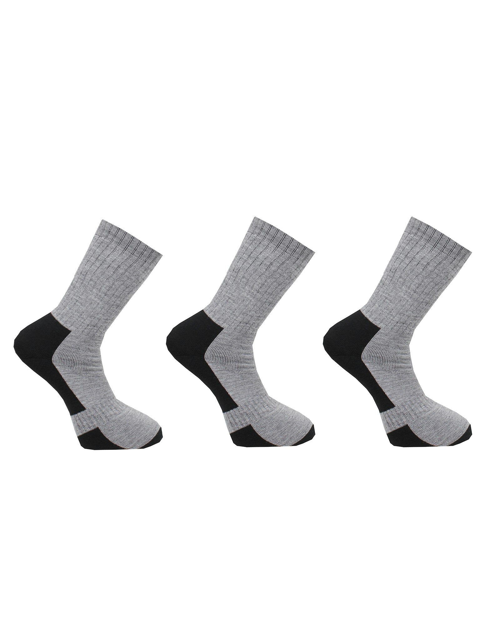 Merinoull Hiking Socks, Grå/Svart 3-par