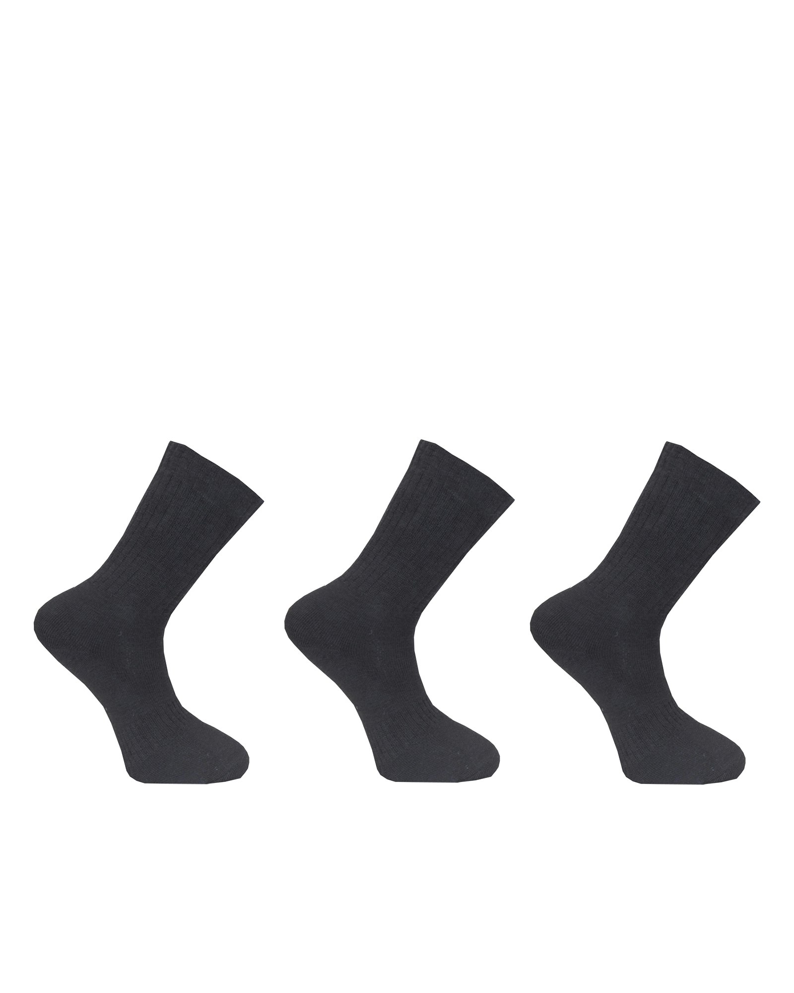 Merinoull Hiking Socks, Svart 3-par