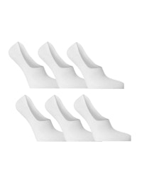 Invisible Socks Bambu, Vita 6-par
