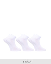Quarter Socks Frottésula, Vita 6-par