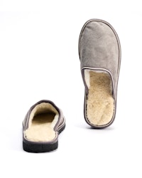 SÄLEN Fårskinn Slippers, Ljusgrå