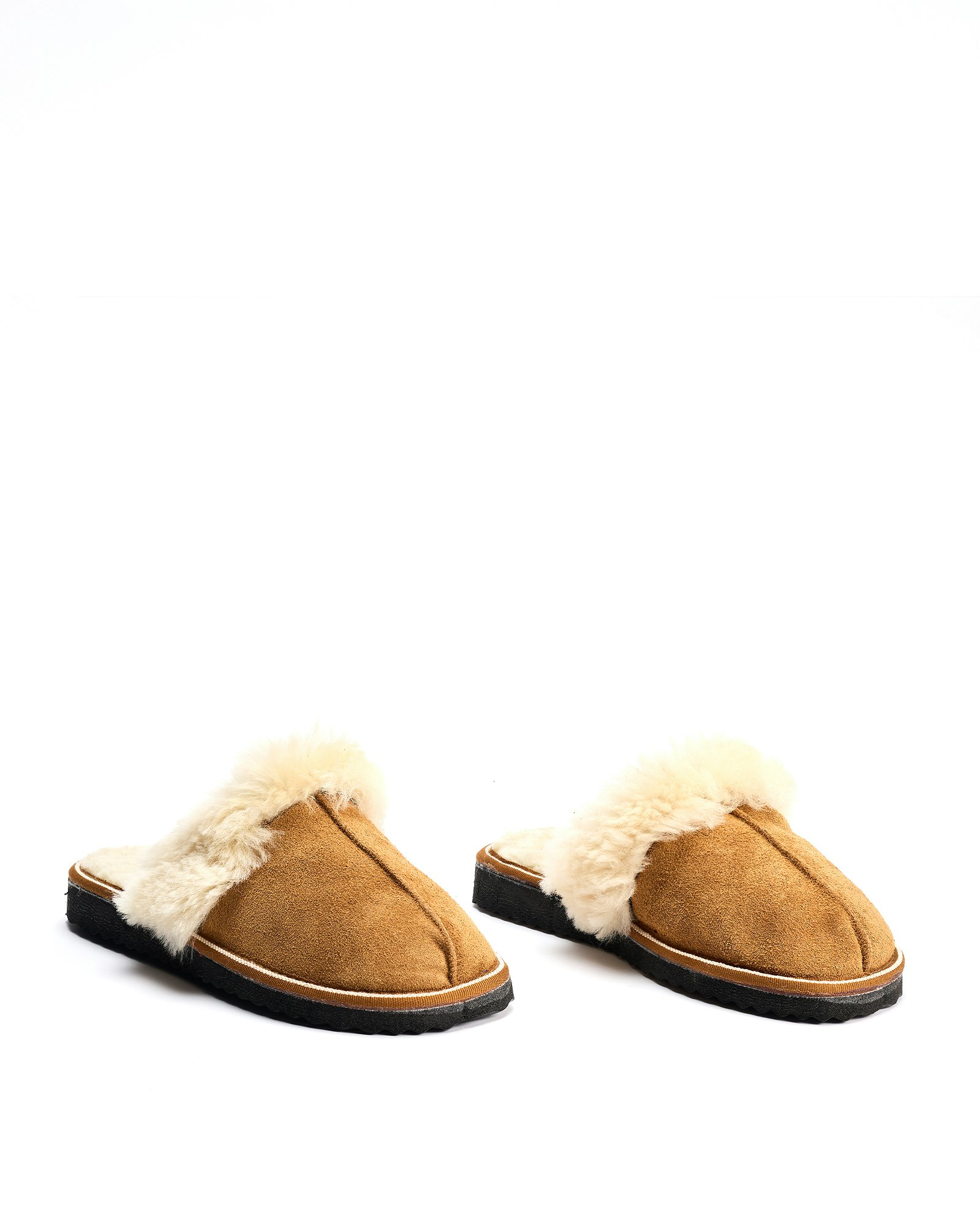 Fårskinn Slippers FJÄLL, Beige