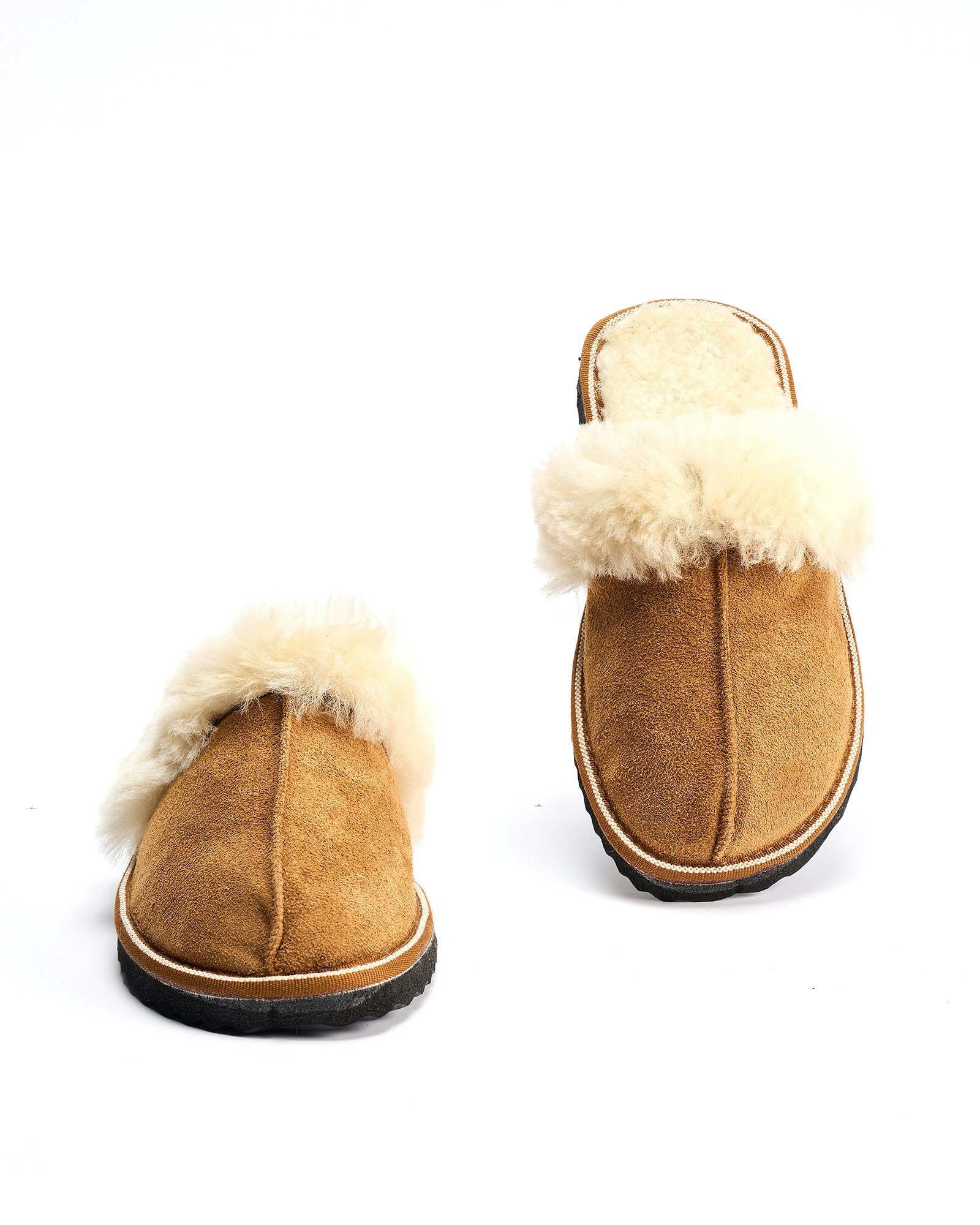 Fårskinn Slippers FJÄLL, Beige