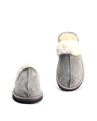 Fårskinn Slippers FJÄLL, Ljusgrå