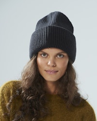 Ribbed Oversized Beanie, Marin