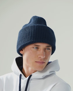 Ribbed Oversized Beanie, Marin