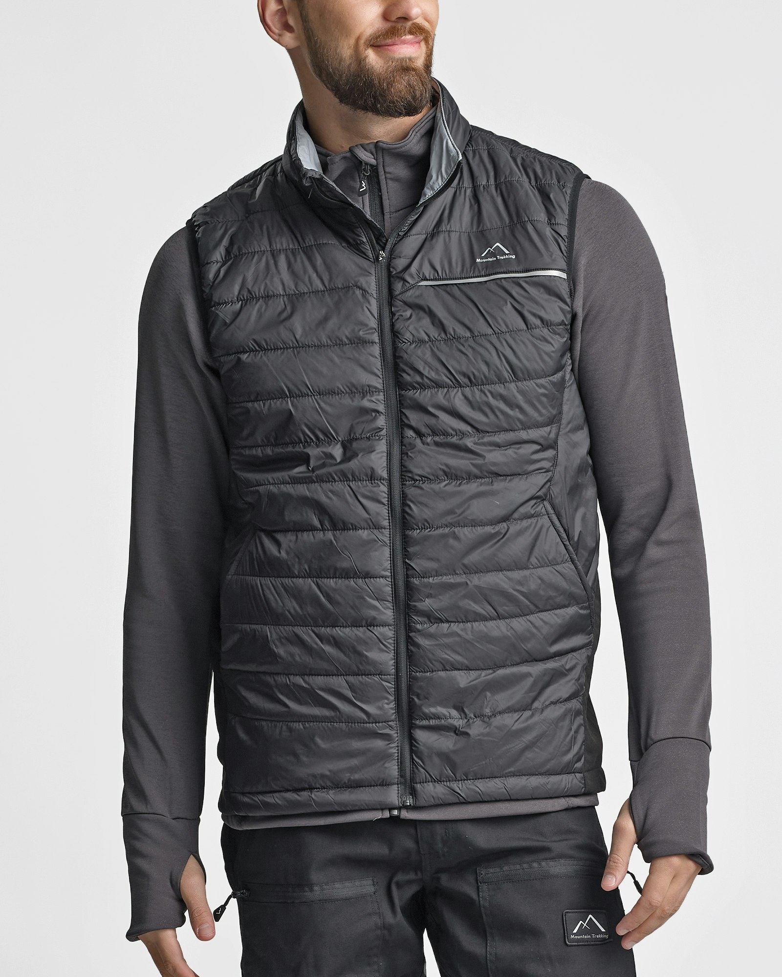 Vest Windbreaker Herr, Black