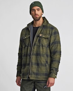 Overshirt Forest Fodrad Herr, Green