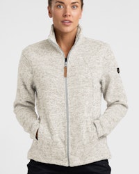 Flatfleece Jacka, Dam Soft Grey