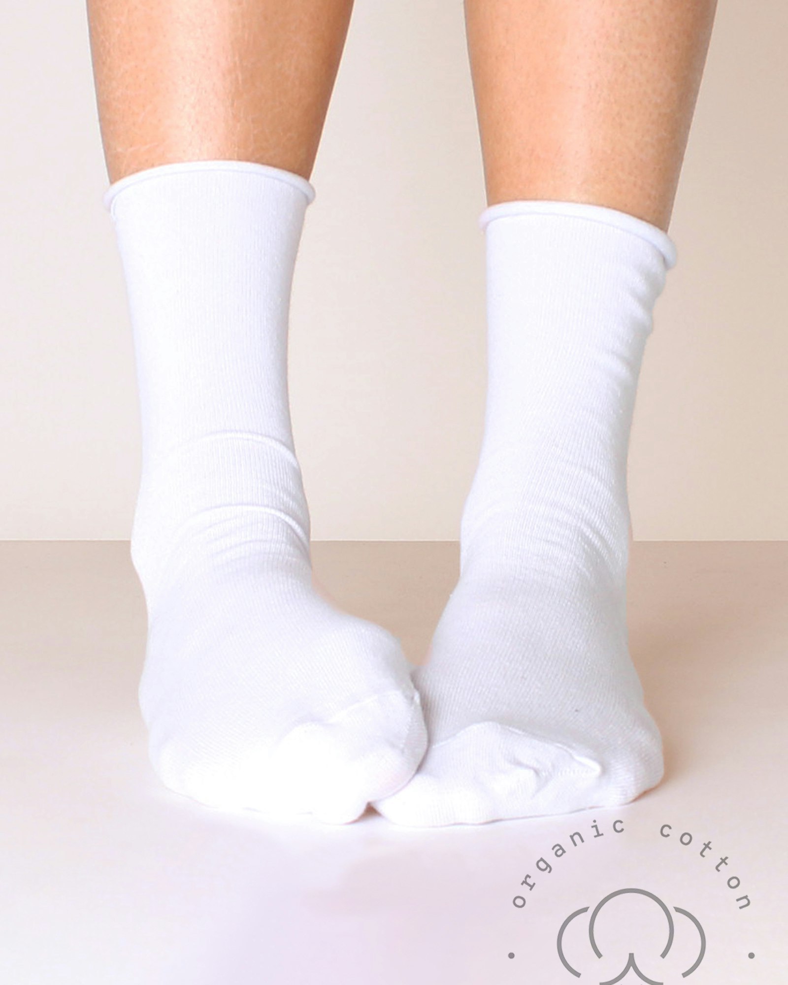Sense Organic Cotton Socks, Vit 3-Par