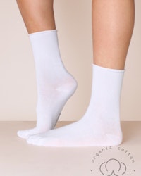 Sense Organic Cotton Socks, Vit 3-Par