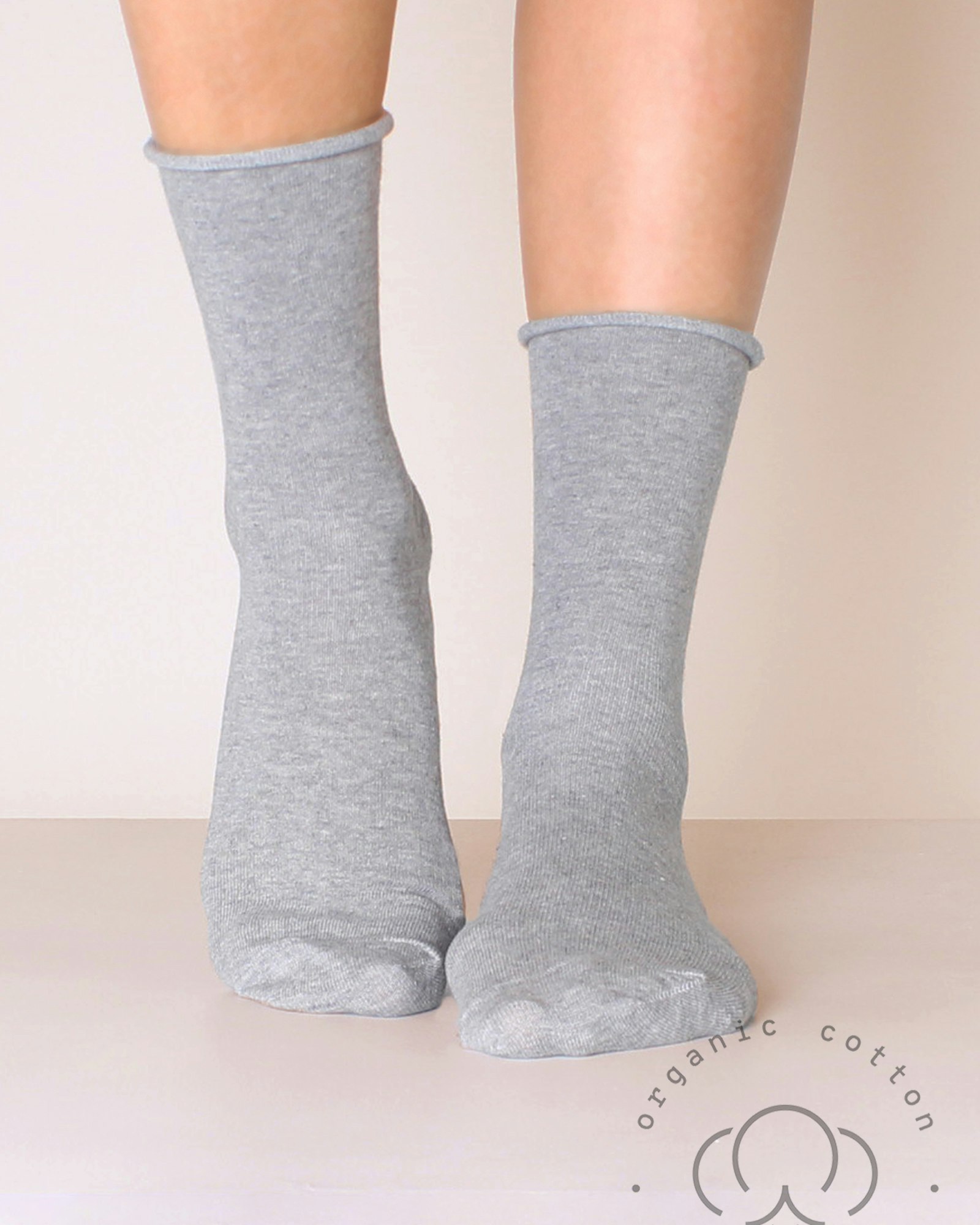 Sense Organic Cotton Socks, Grå 3-Par