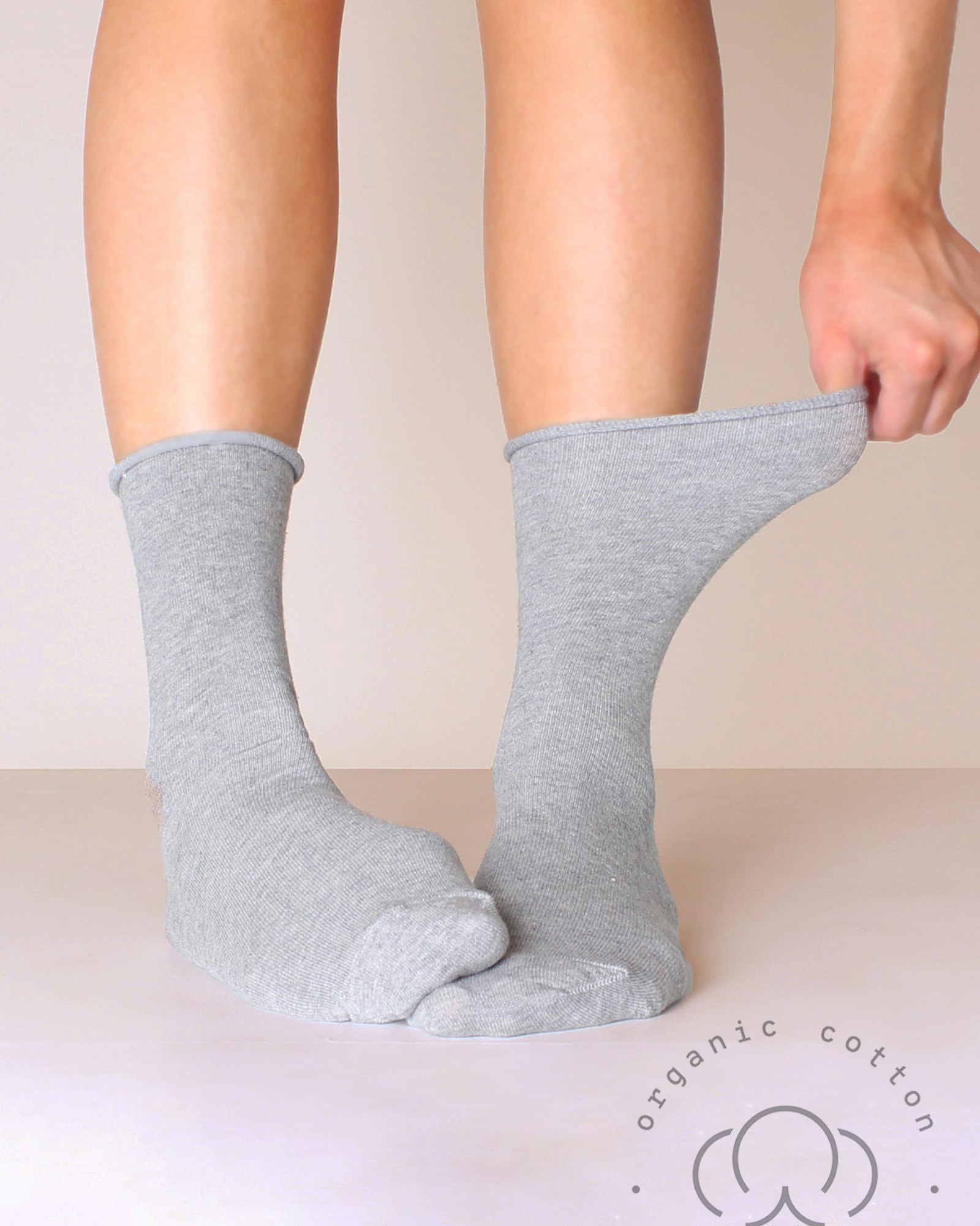 Sense Organic Cotton Socks, Grå 3-Par