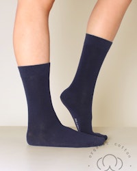Organic Cotton, Navy 3-Par