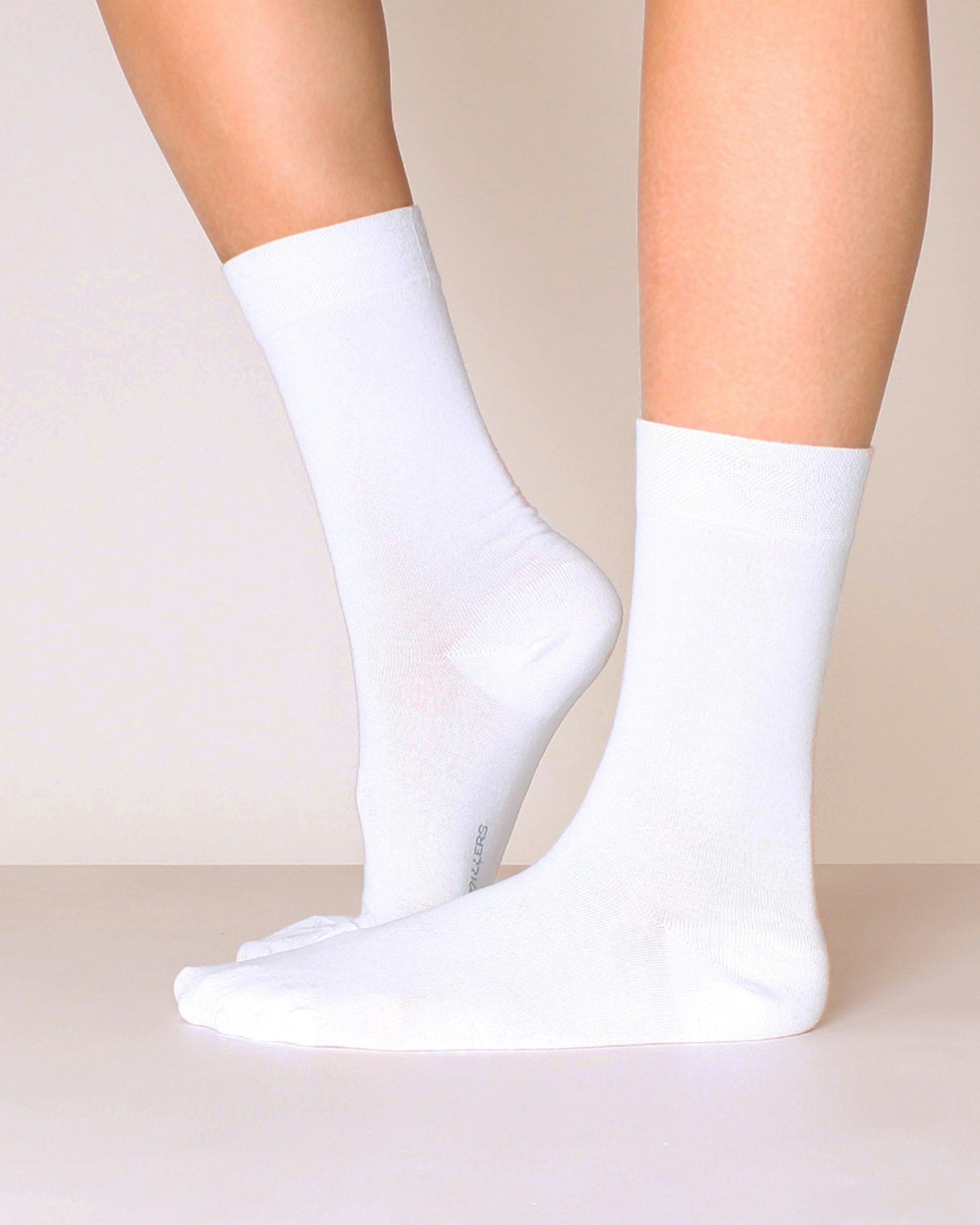Seamless Luxury Socks, Vit 3-Par