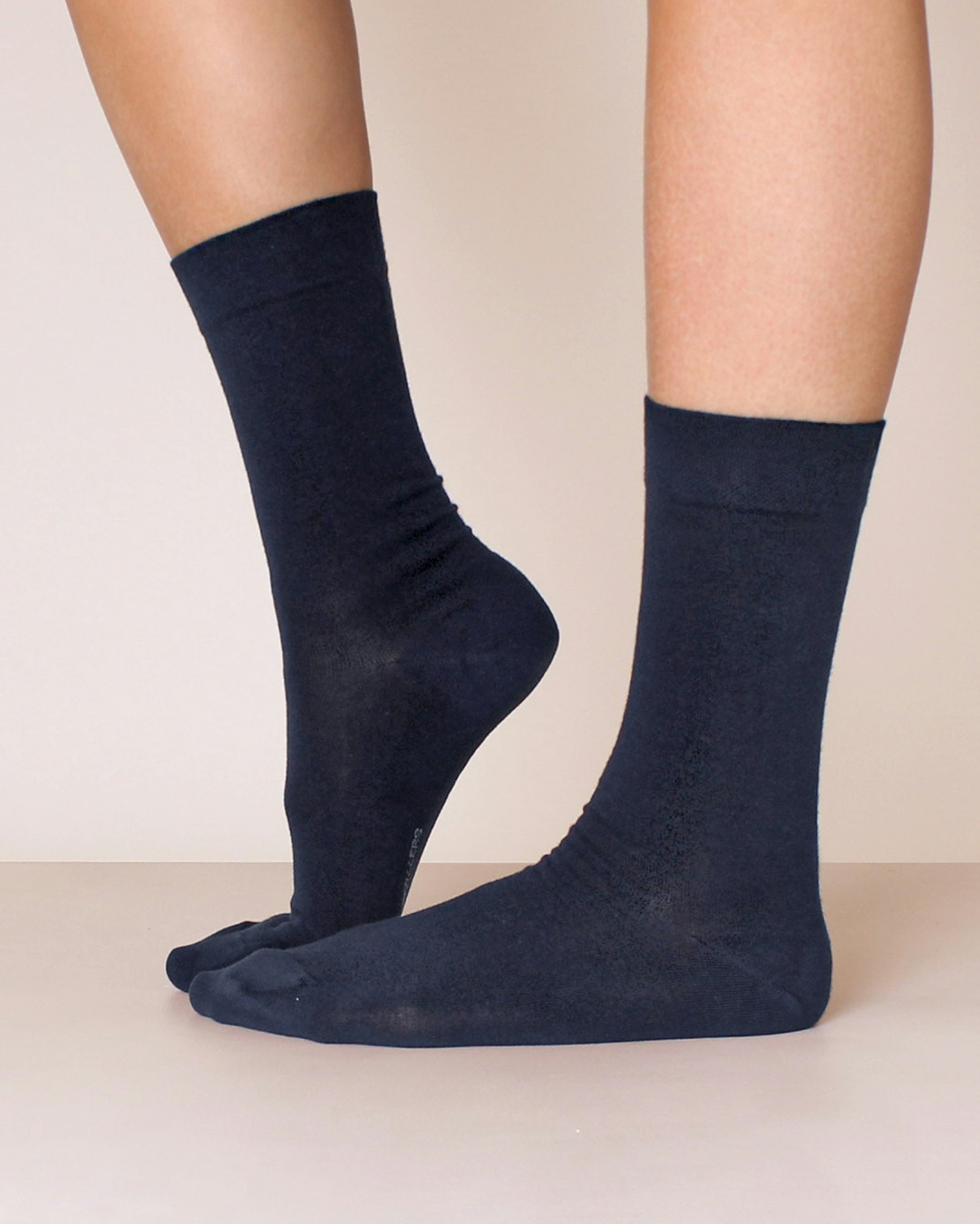 Seamless Luxury Socks, Marinblå 3-Par