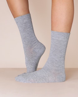 Seamless Luxury Socks, Ljus-Grå 3-Par