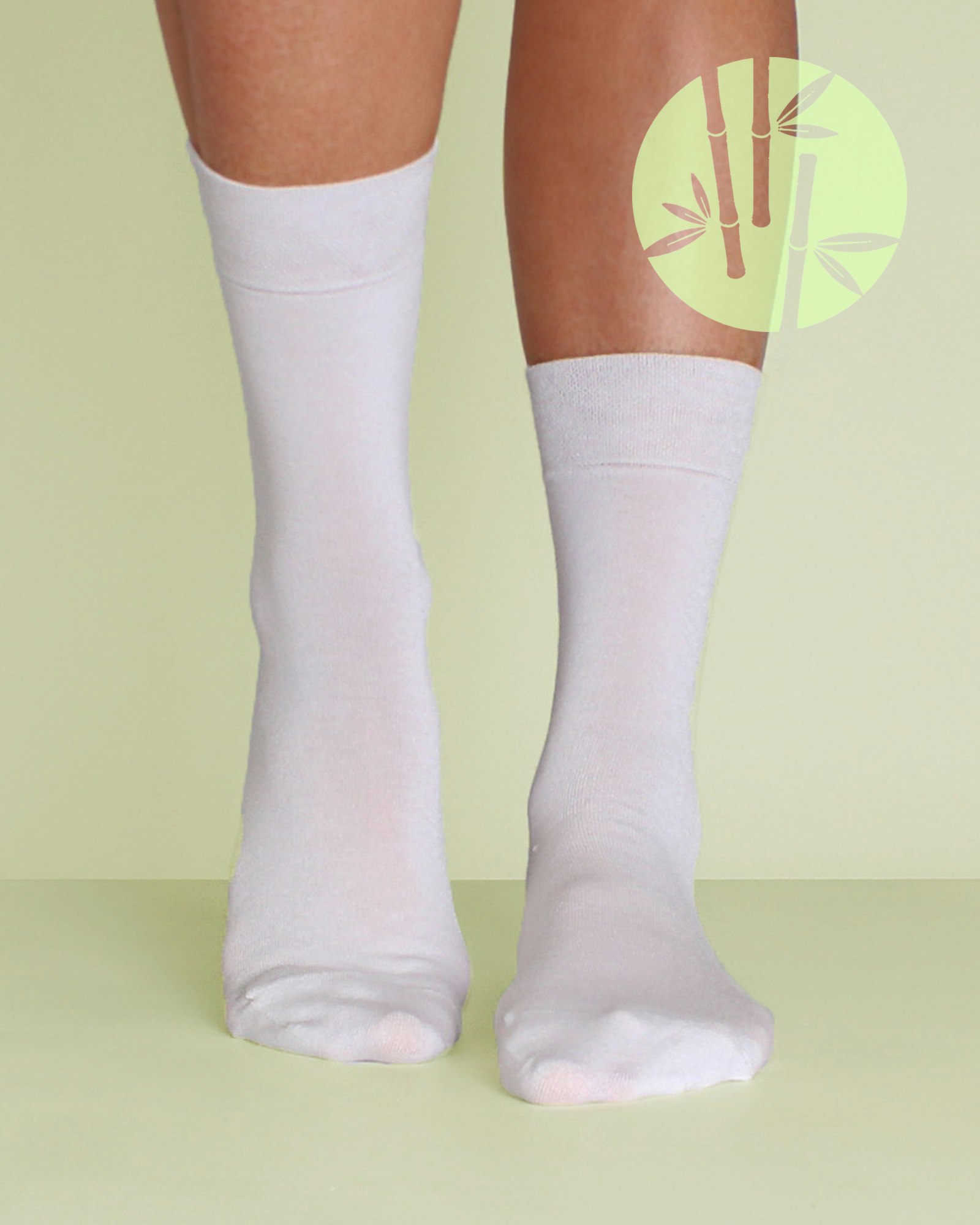 Stumpor i Bambu 3-Par, Seamless i Vit
