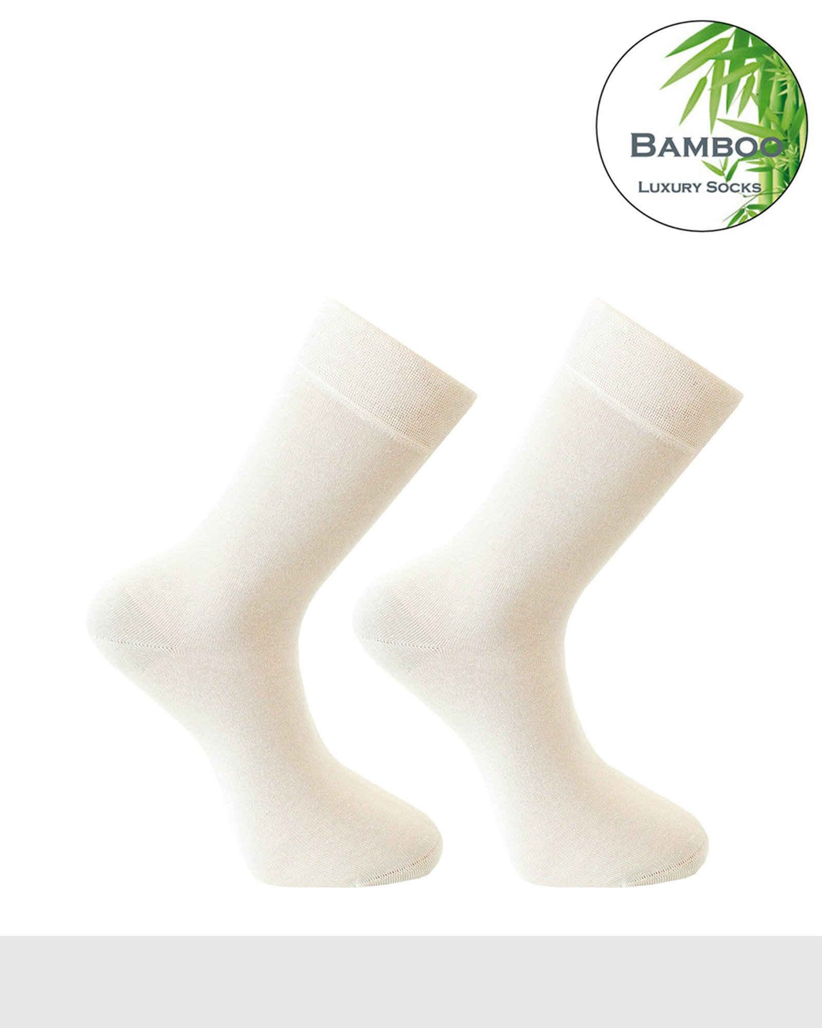 Stumpor i Bambu 3-Par, Seamless i Vit