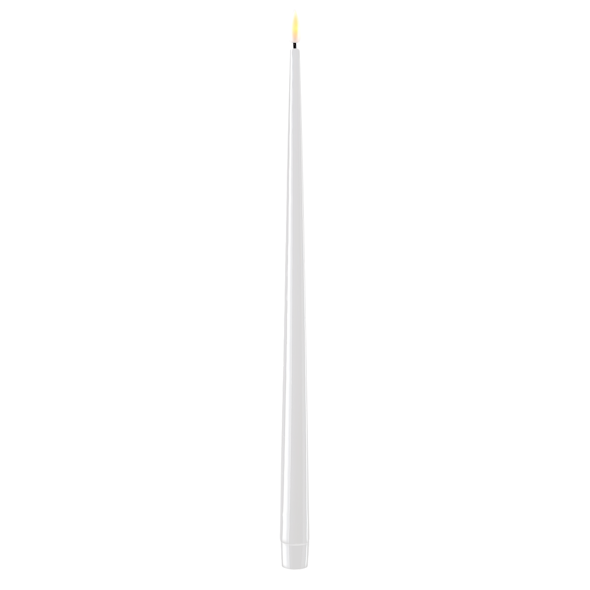 Deluxe LED-Shiny Dinner Candles – Real Flame H38, Set av 2