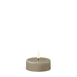 JUMBO LED-TEALIGHT'S Ø 6,1 cm, SAND 2-ST