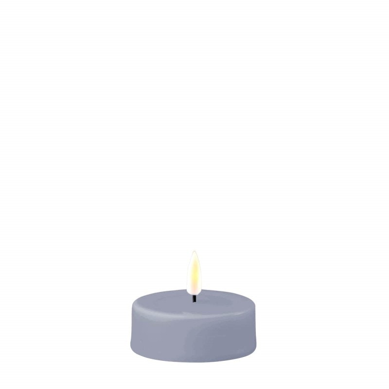 LED-Tealight LJUSBLÅ Ø 6,1 Jumbo, Set av 2