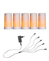 Bordslampor-LED Warm Outdoor IP20 H:13cm, 5 Pack