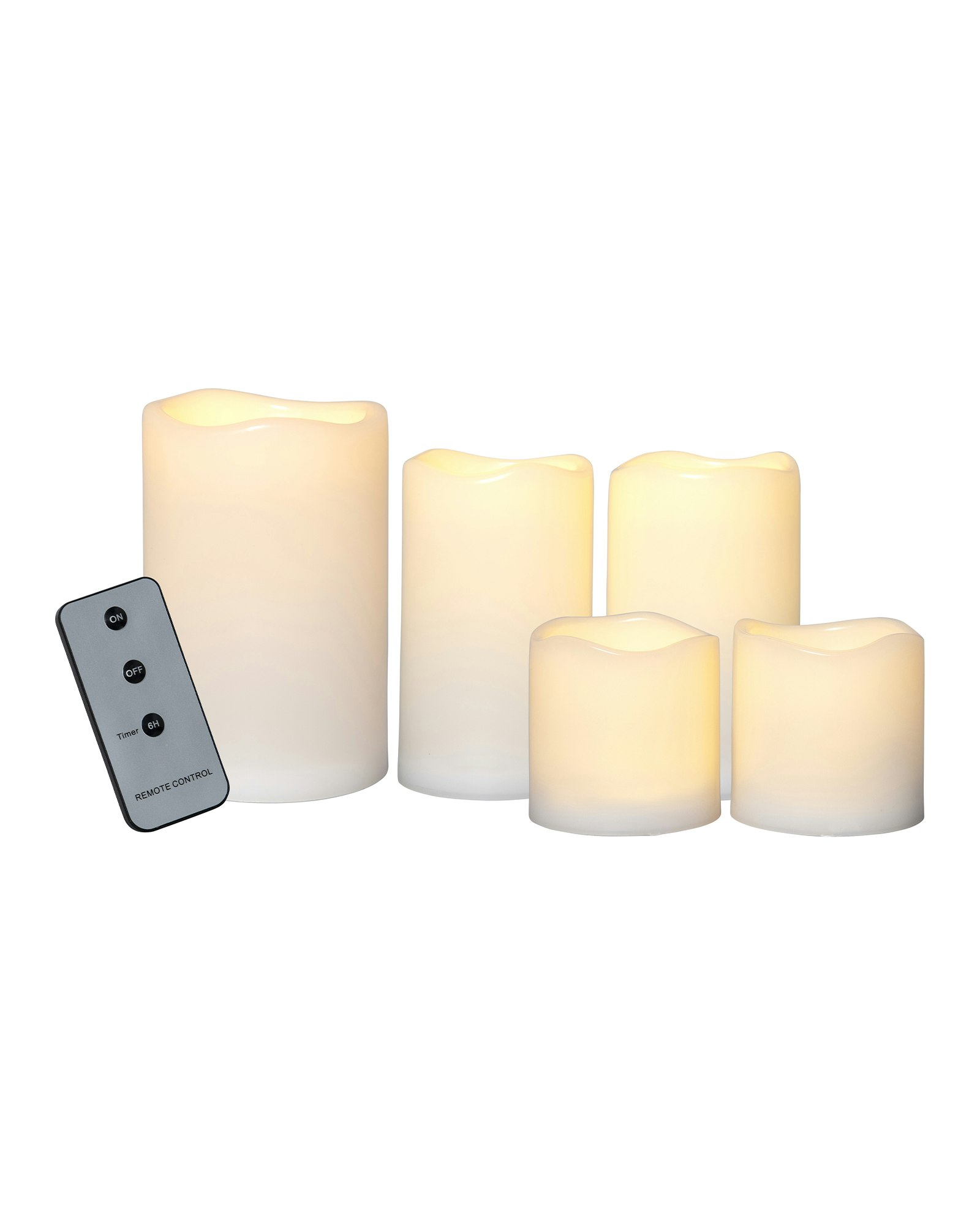 LED-Candles Vintage inklusive fjärrkontroll Set av 5st
