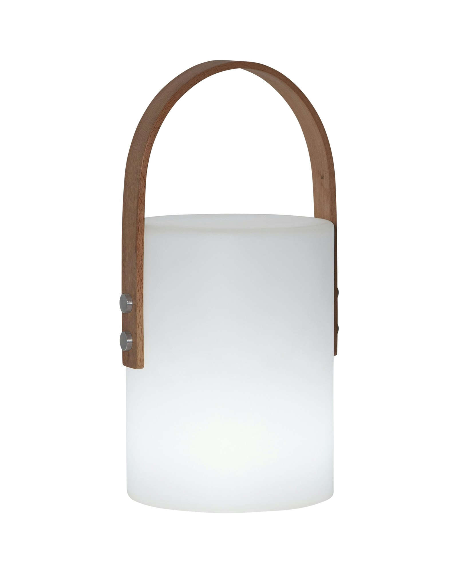 Portabel LED-Lykta Vit Höjd 34cm