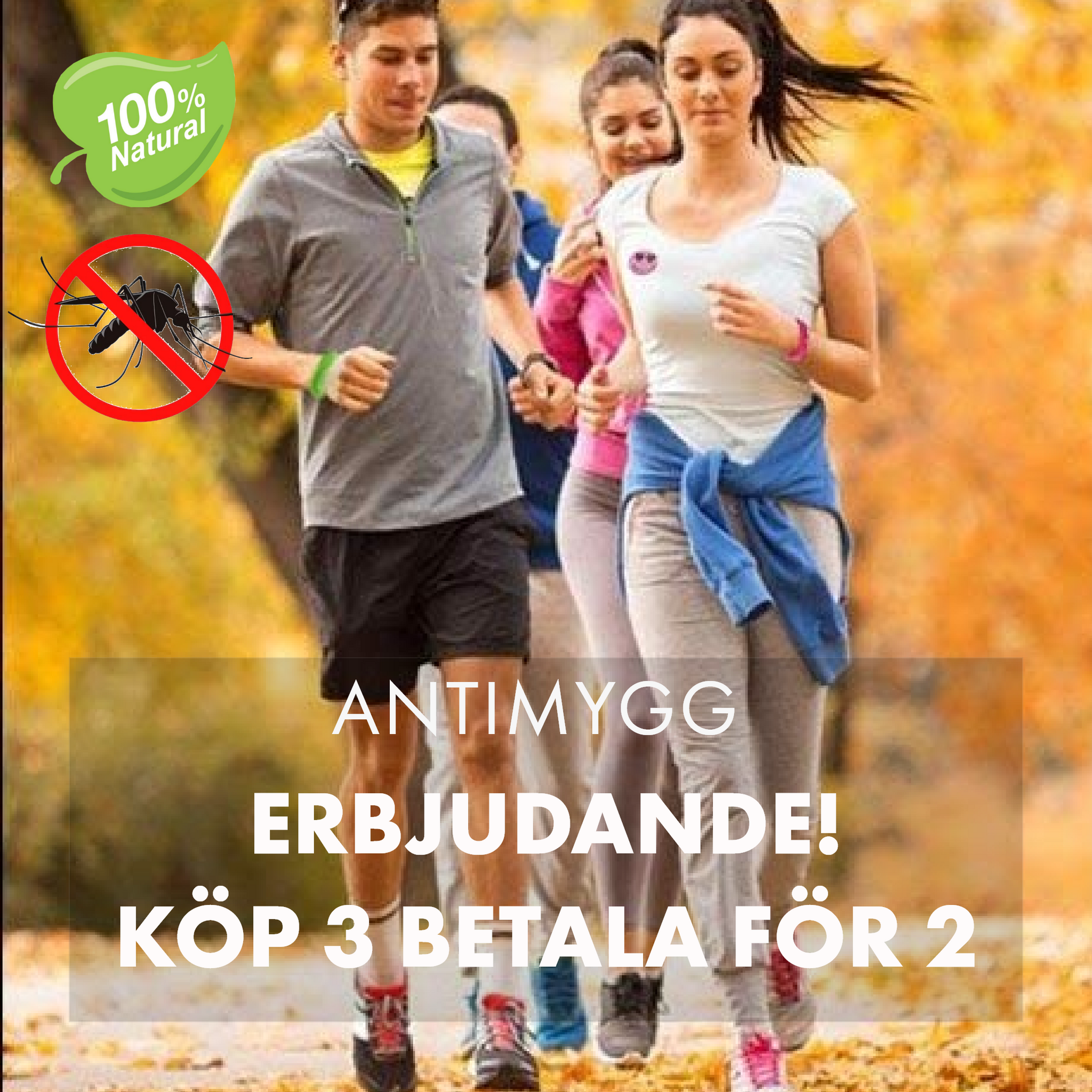 Anti-Mygg Märken, 100% Natural
