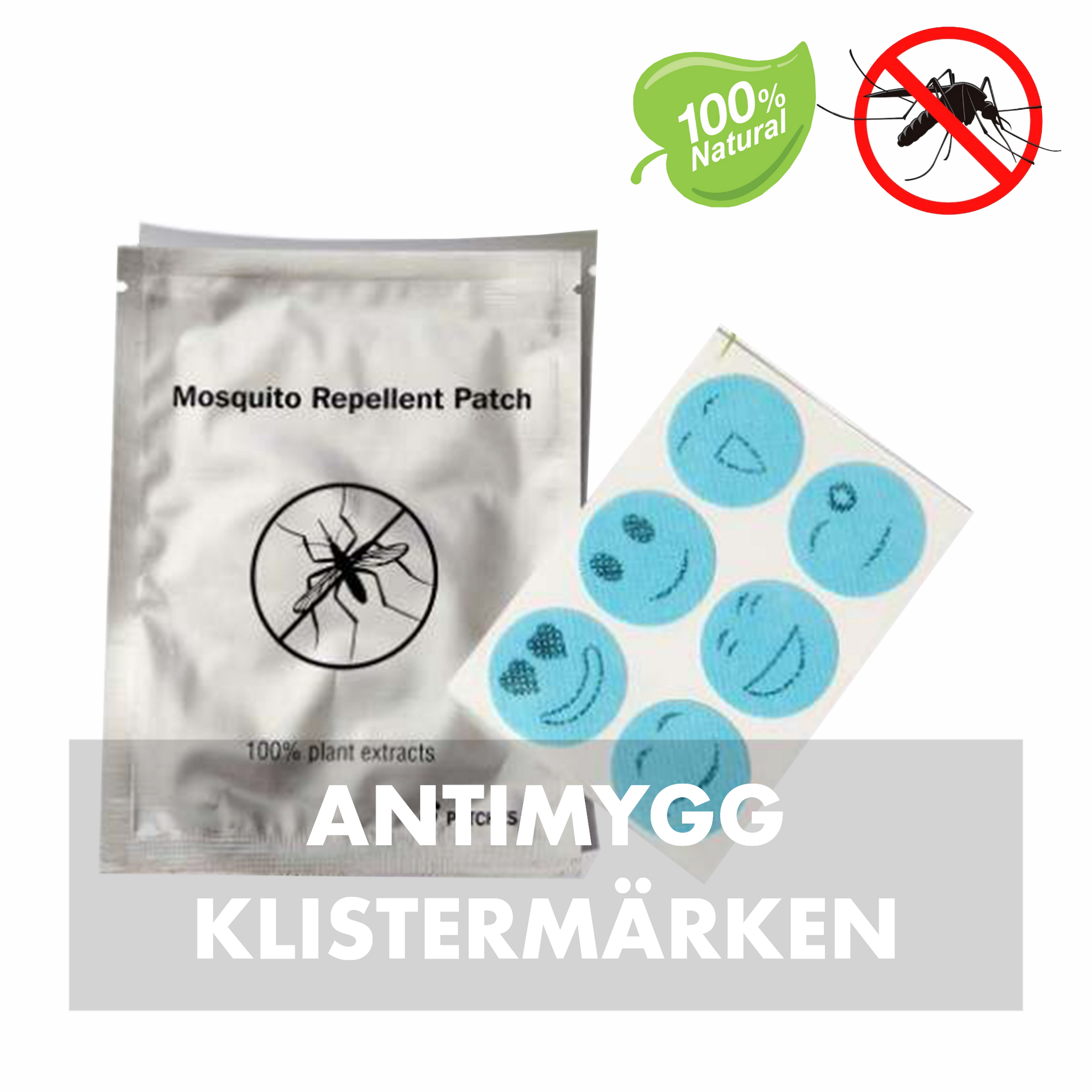 Anti-Mygg Märken, 100% Natural