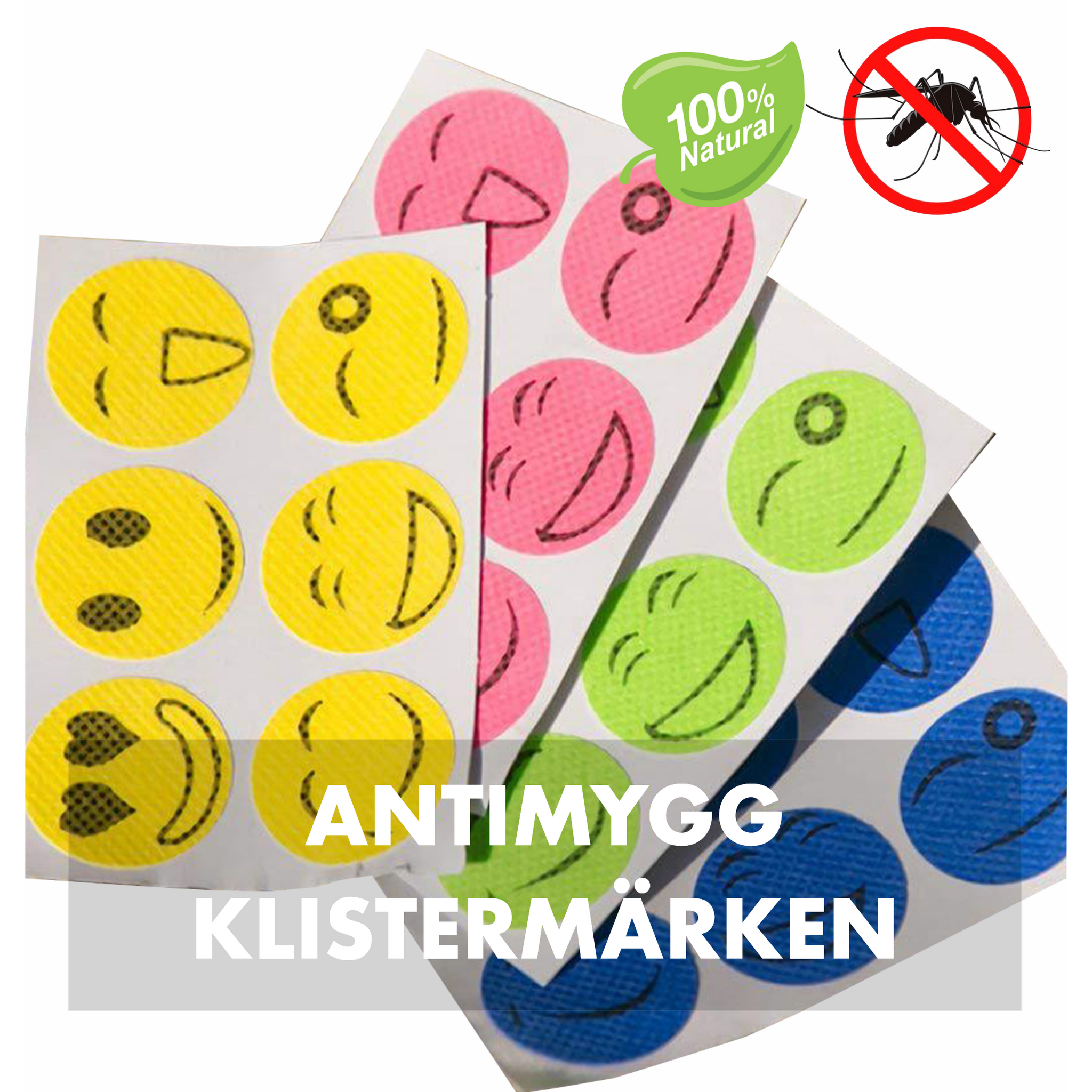Anti-Mygg Märken, 100% Natural