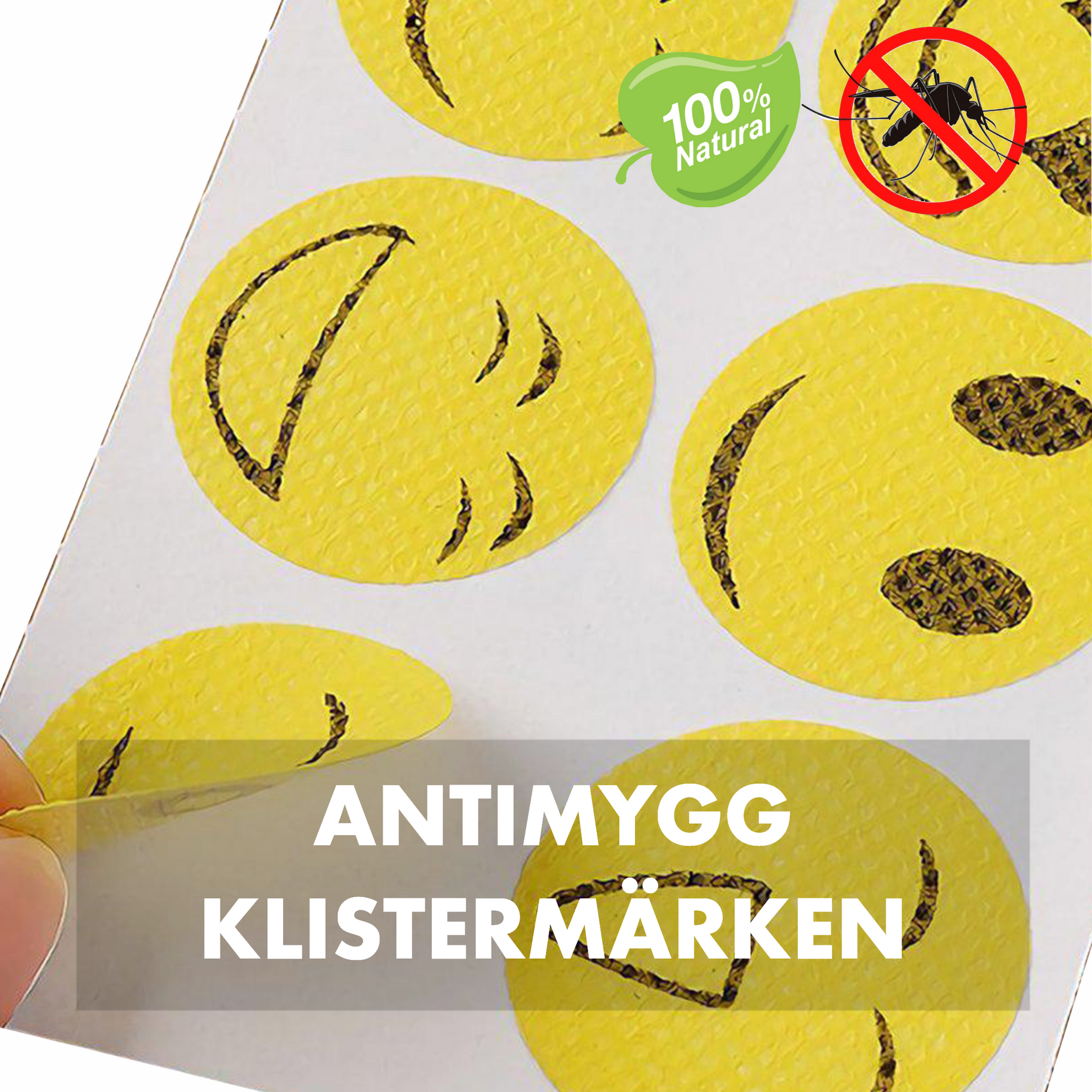 Anti-Mygg Märken, 100% Natural