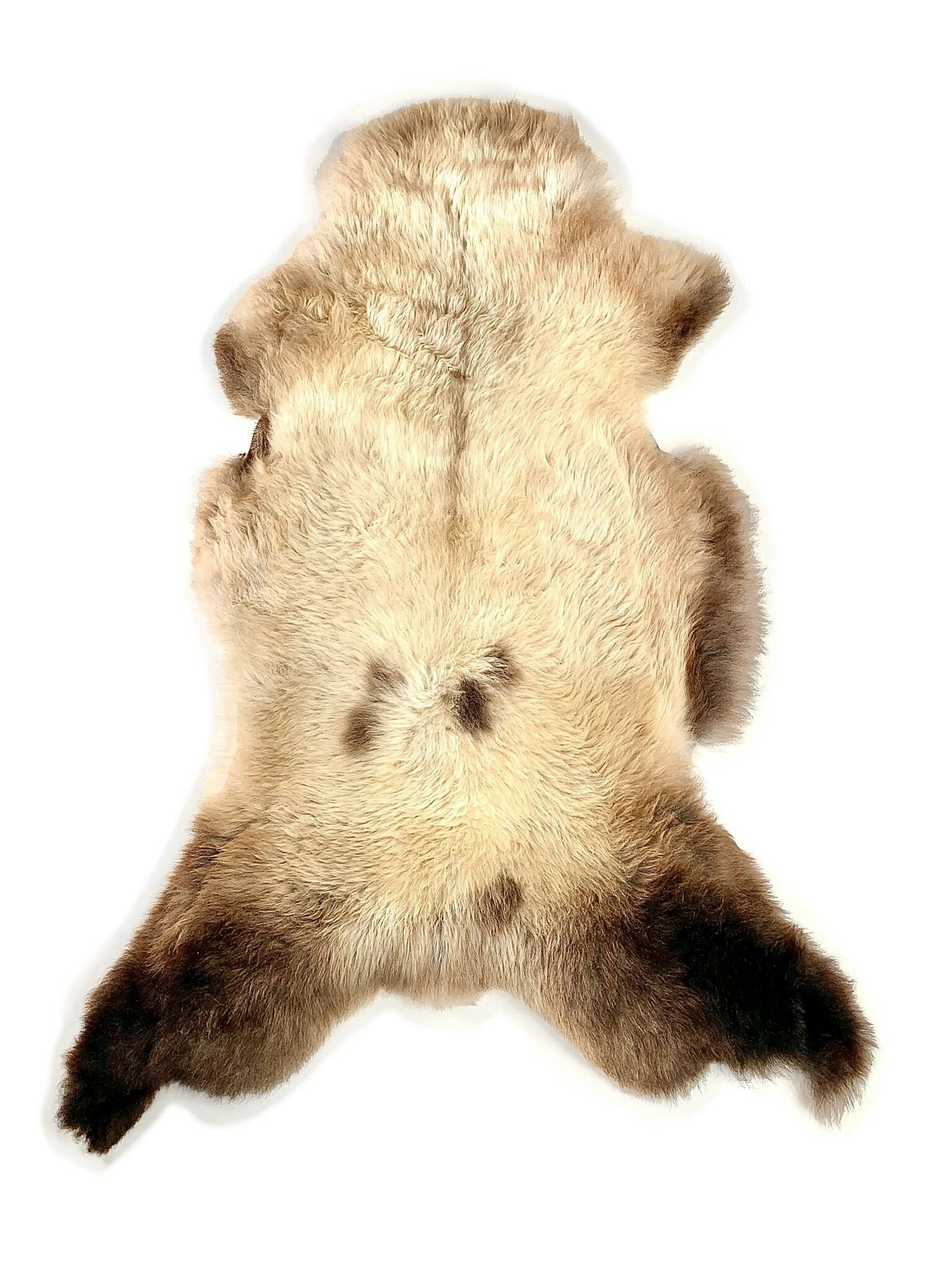 Fårfäll Créme-Brown 1005, Storlek 100x120cm