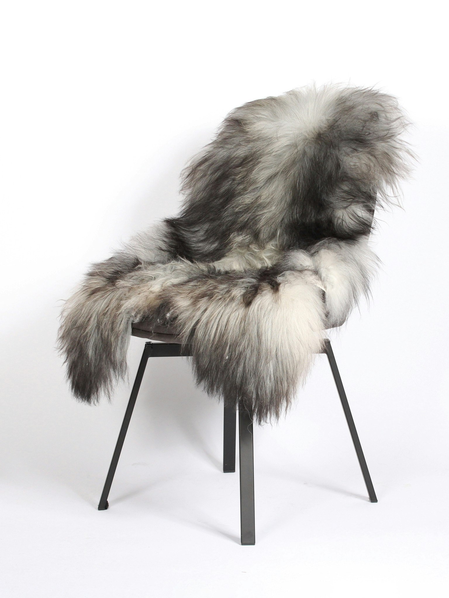 Fårfäll Longhair Smokey 1010, Storlek 100x120cm