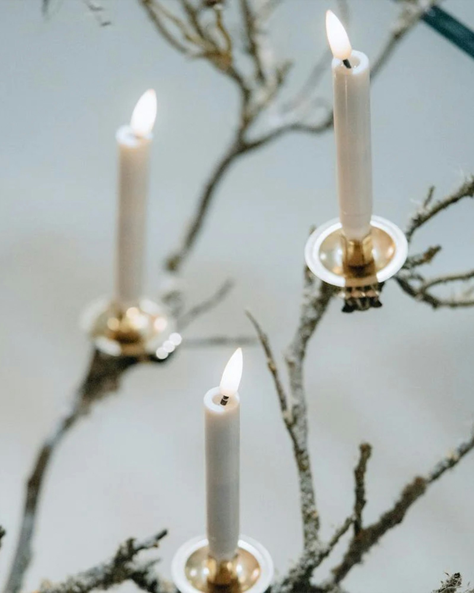 LED-Candles Juleljus White, 1fpk à 6st