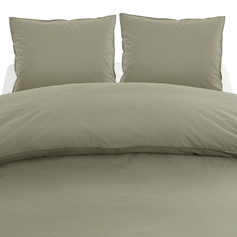 Påslakanset Waveless Percale - Grön